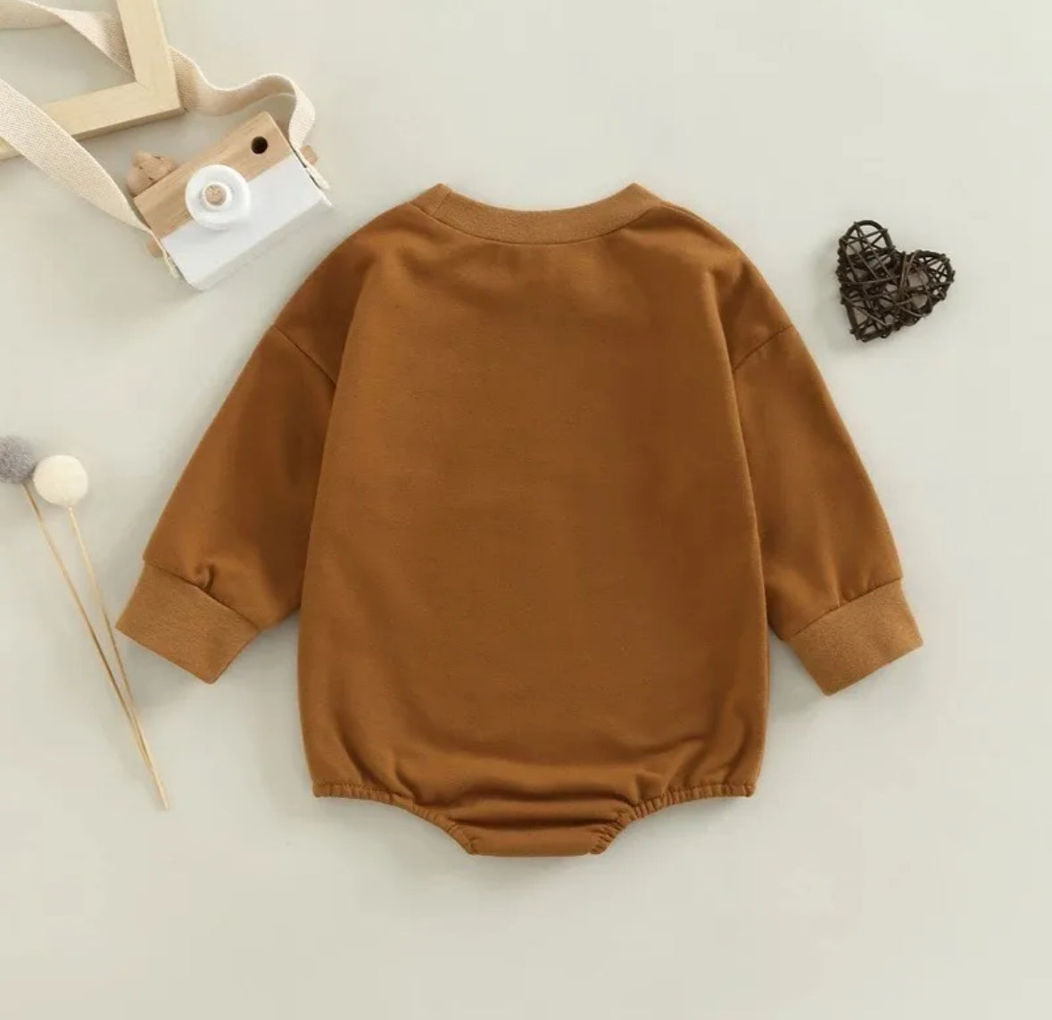 Crew Sweater Onesie with Hearts
