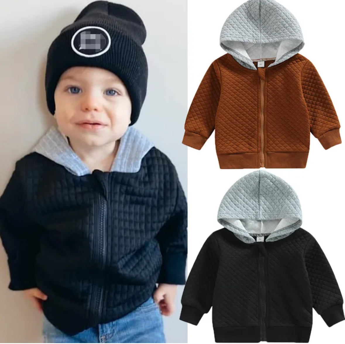 Quilted Hoodie Jacket