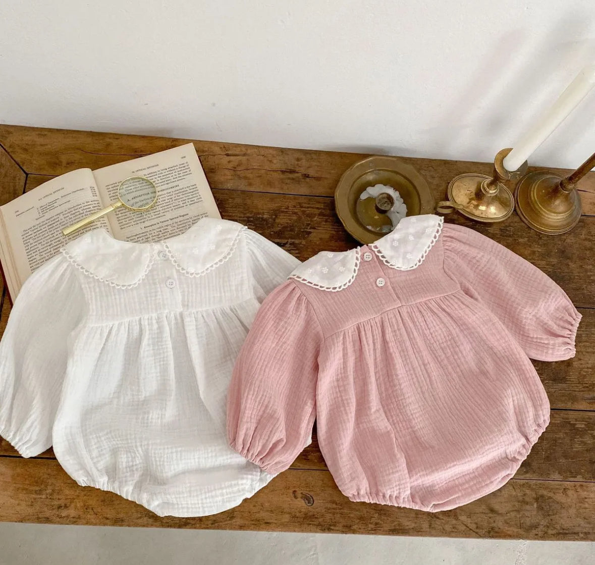 Eloise Embroidered Collar Long Sleeve