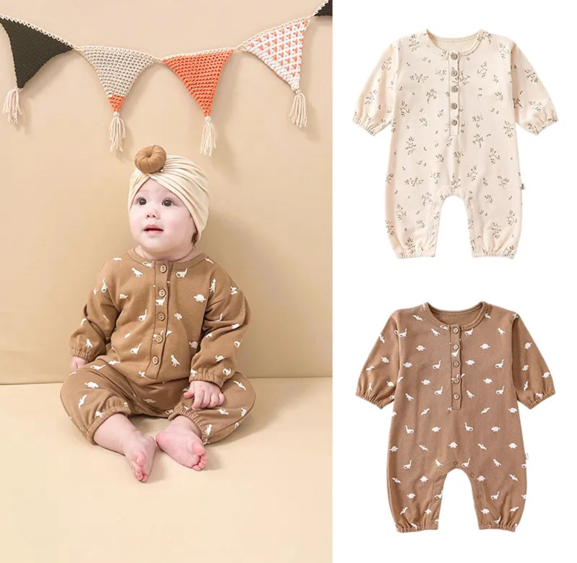 Luca Long Sleeve Romper