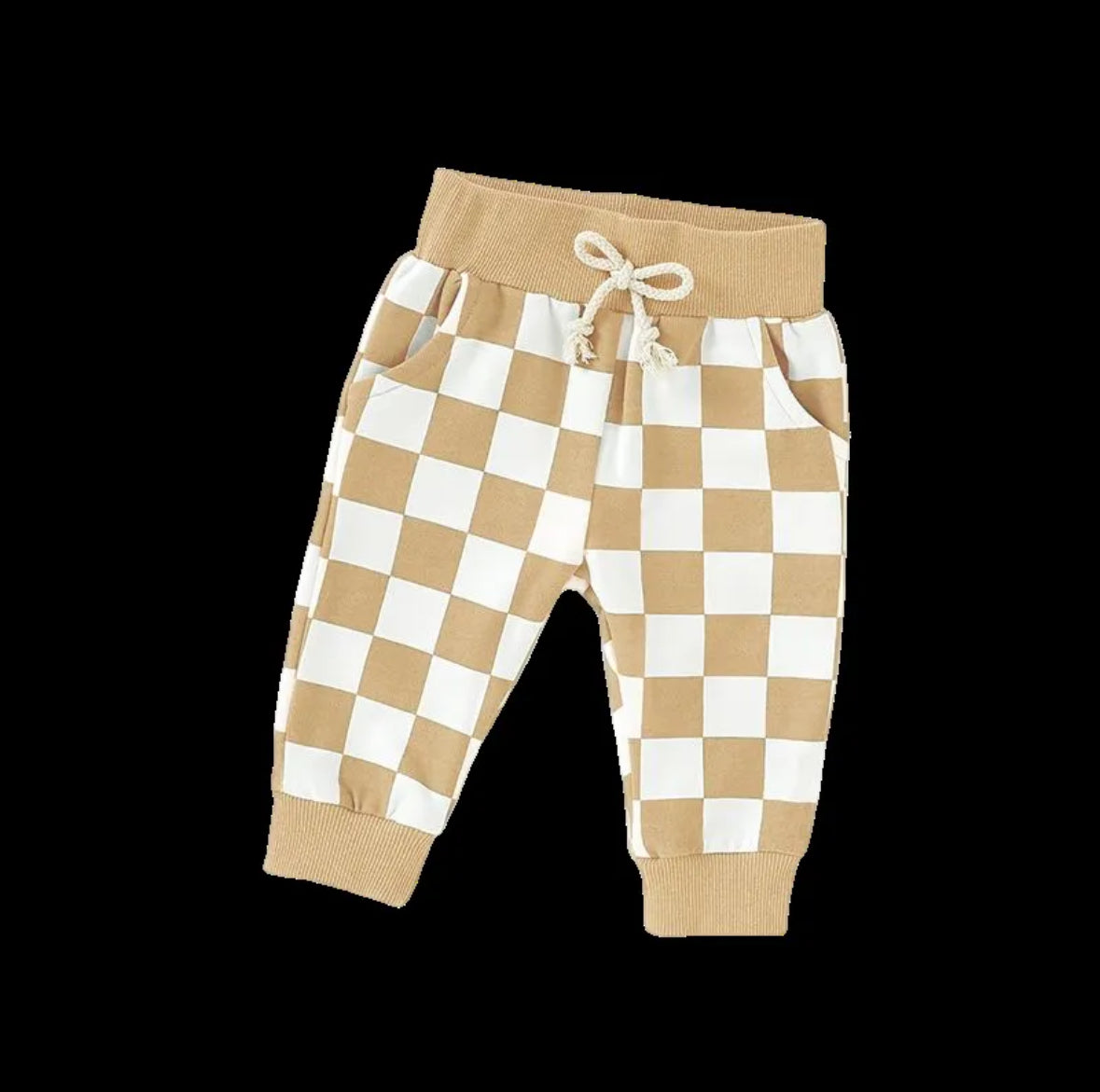 Checkered Jogger Pants