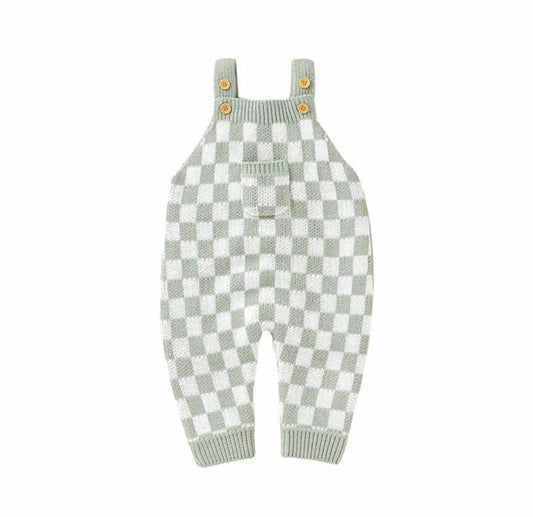 Heritage Checkered Knit Romper