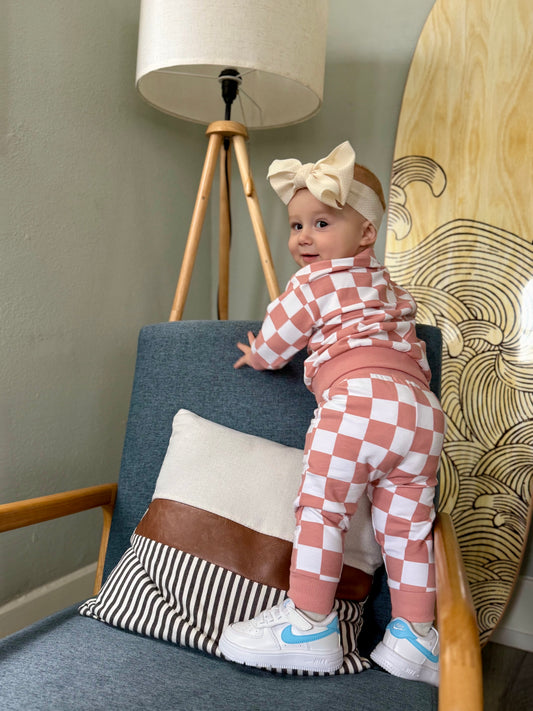 Checkered Jogger Pants