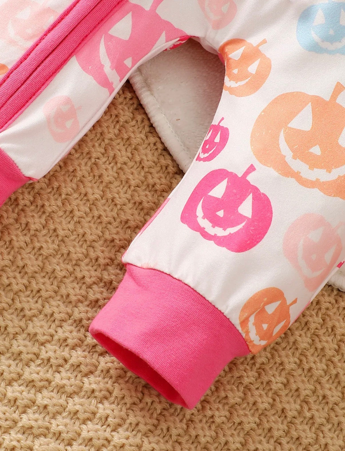 Jack-O’-Lantern Ruffle Onesie