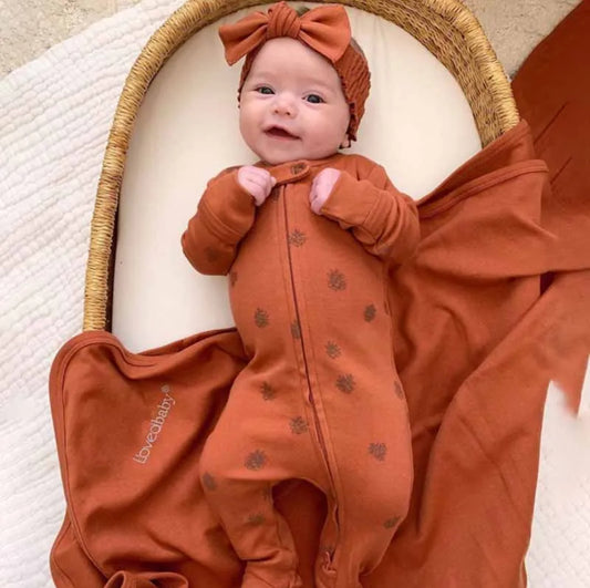 Organic Cotton Zip Up Onesie