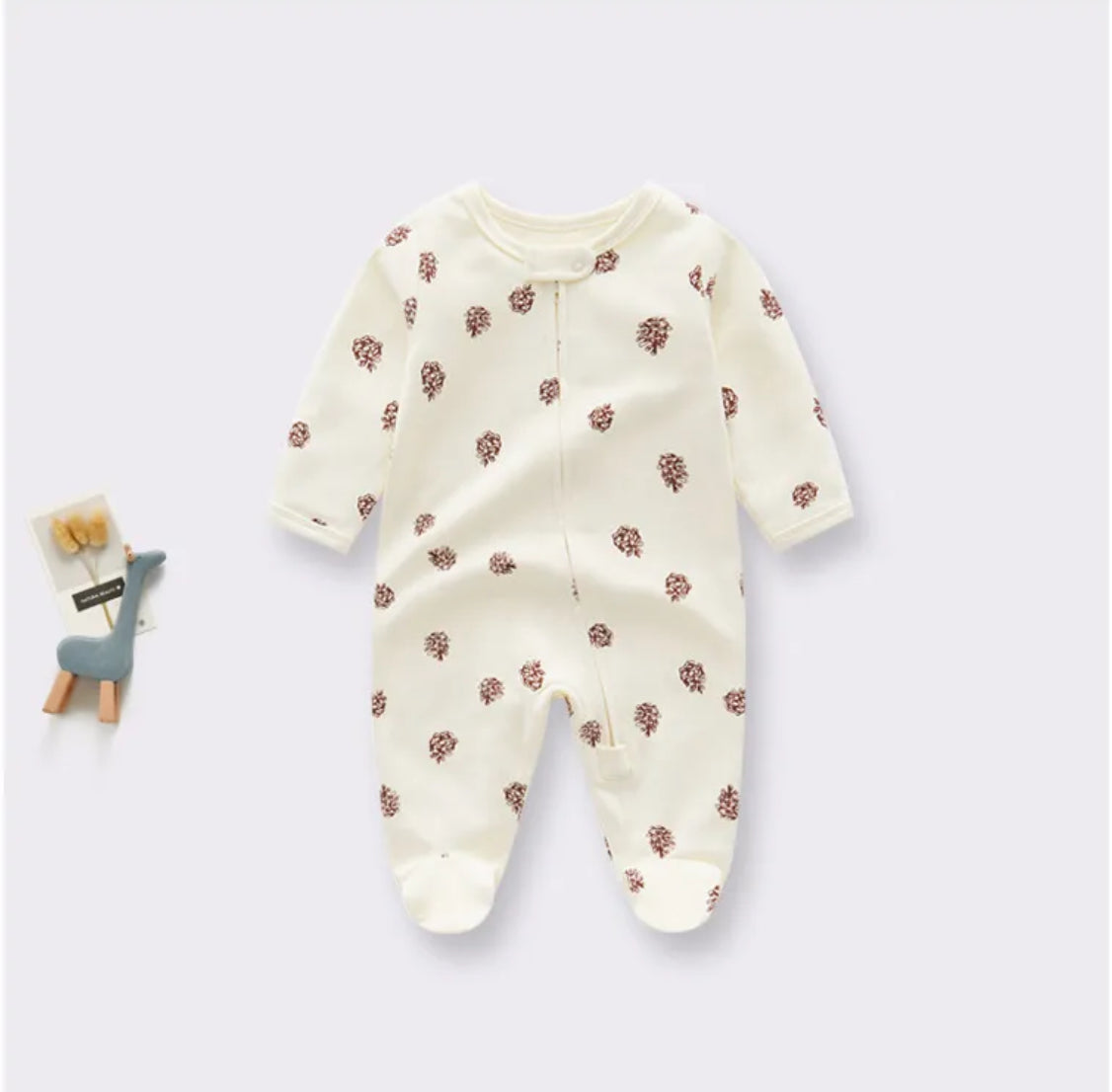 Organic Cotton Zip Up Onesie