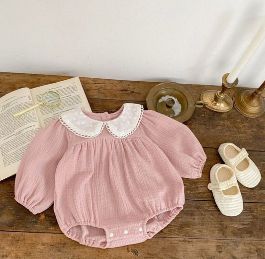 Eloise Embroidered Collar Long Sleeve