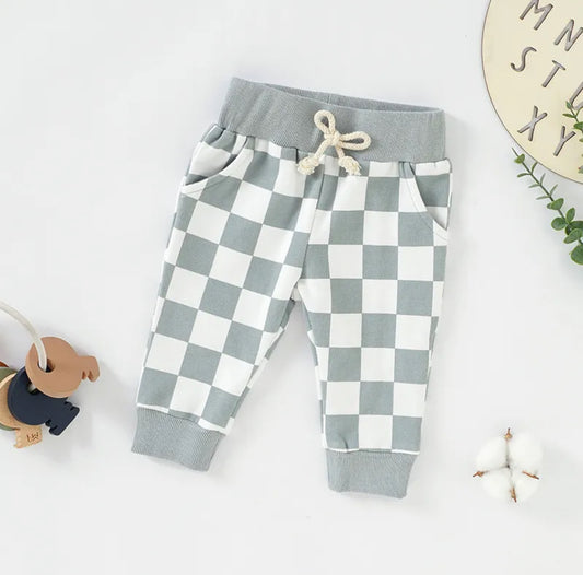 Checkered Jogger Pants