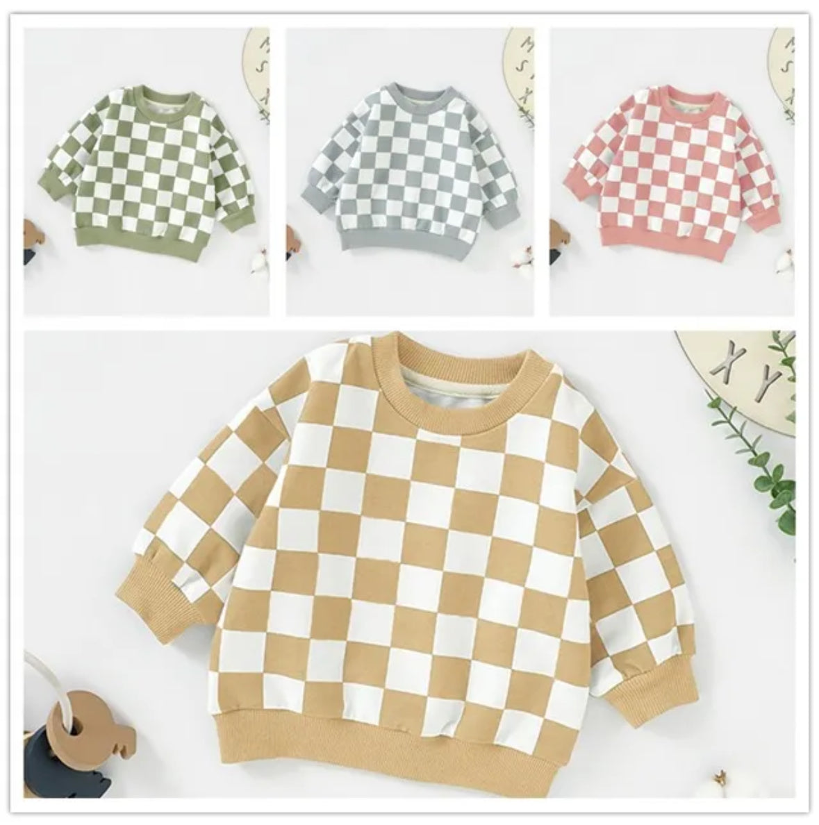 Checkered Sweater