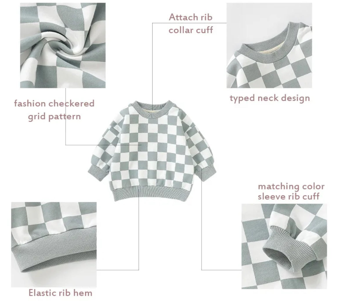 Checkered Sweater