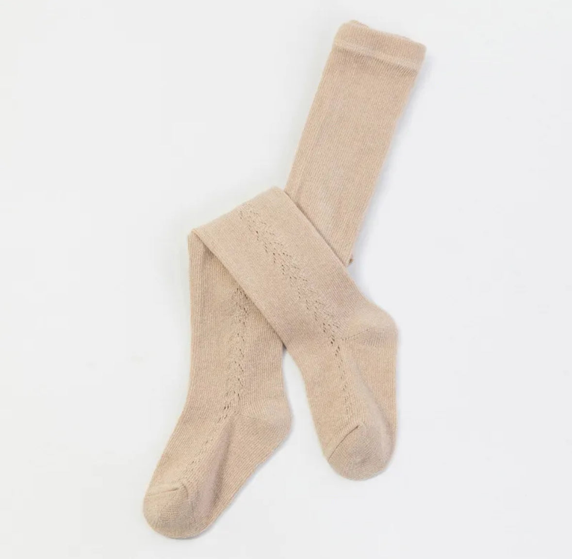 Pointelle Knit Tights